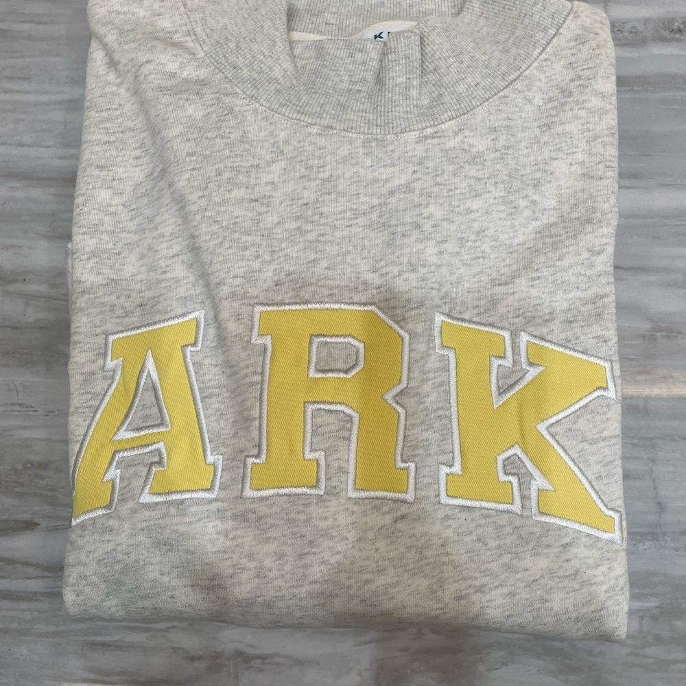 Parke Light Gray Sweatshirt with Yellow Lettering - Picture 7 of 9